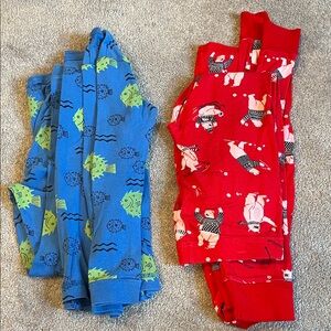 Tea Collection Puffer Fish and Pink Polar Bears Pajama Set Lot